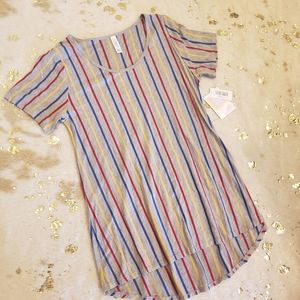NWT LuLaRoe Classic T Large Stripped Top